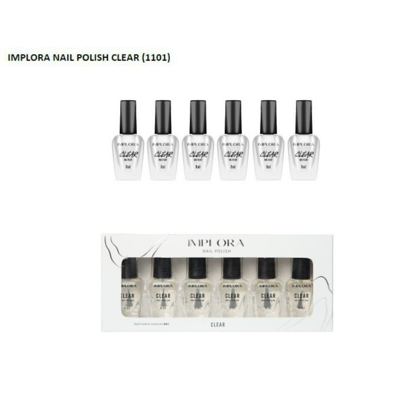 ❤Miss.Vinka❤ [Bisa ECER/BOX] #PART2 Nail Polish Implora Kutek Nude / Red / Clear / Cat Kuku