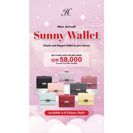 DOMPET LIPAT SUNNY WALLET JIMS HONEY