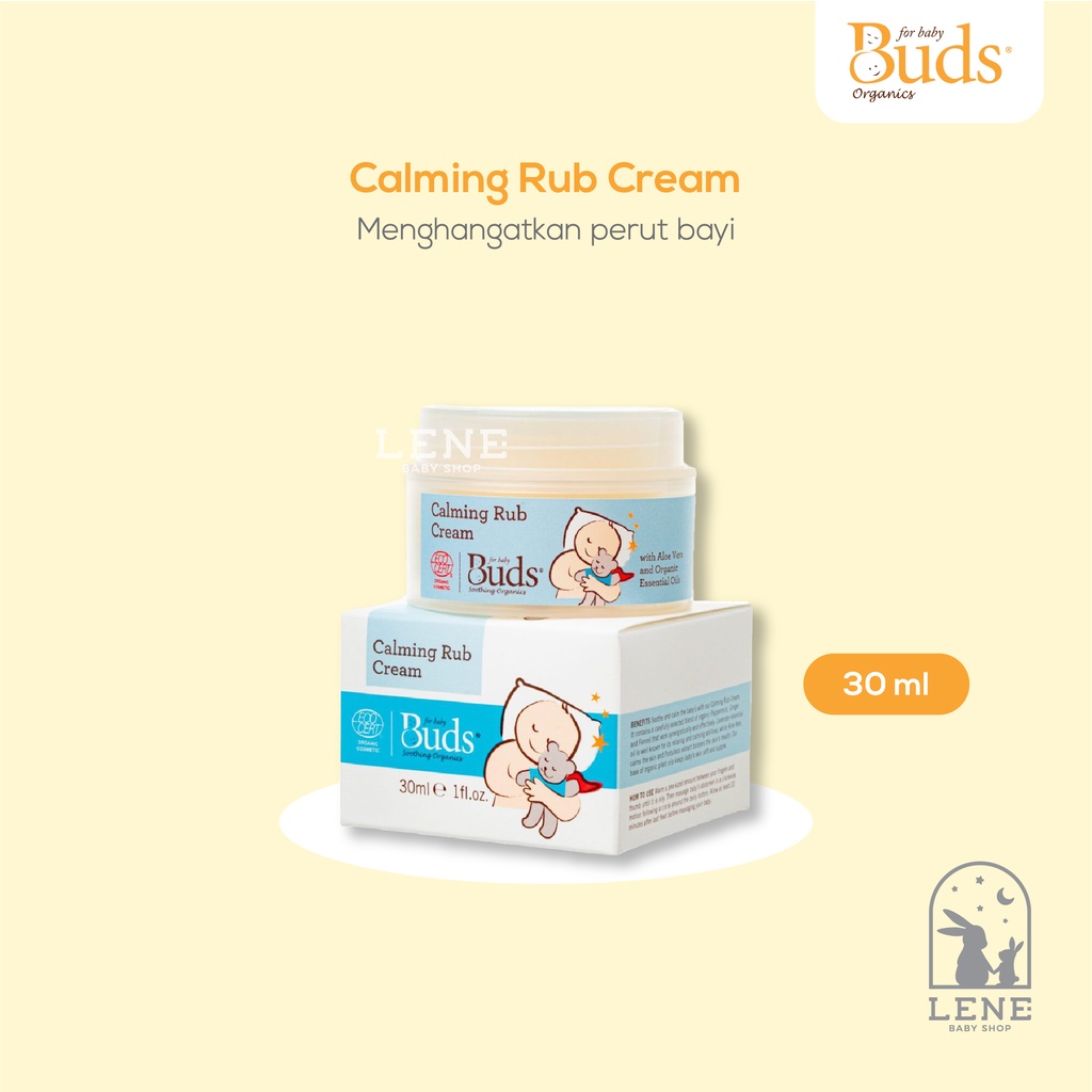 Buds Organics Calming Tummy Rub Cream 30ml