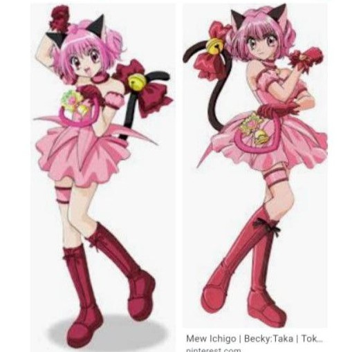 boots ichigo tokyo mew mew cosplay