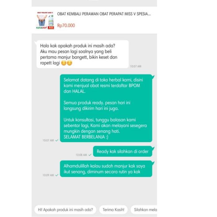 GRATIS ONGKIR✅OBAT KEMBALI PERAWAN OBAT PERAPAT MISS V SPESIAL KEWANITAAN HERBAL AZZAHRA NATURINDO B