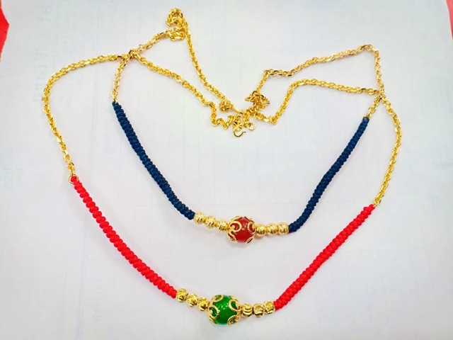 Kalung tali / kalung cewek / yaxiya / lapis emas / xuping /kalung unik