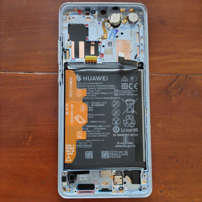 Copotan LCD dan Frame Huawei P30 Pro