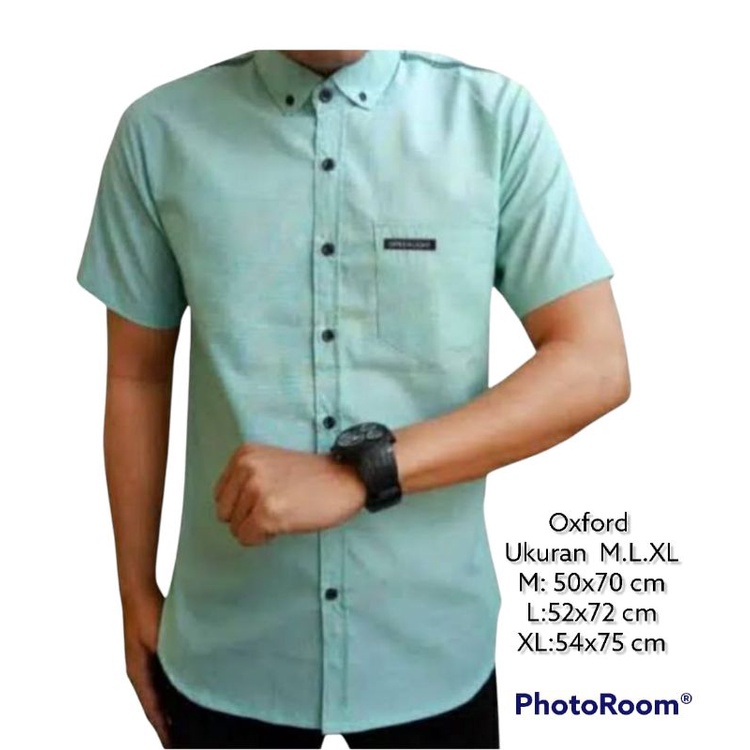 KEMEJA POLOS LENGAN PENDEK dewasa laki laki.kemeja polos dewasa pria