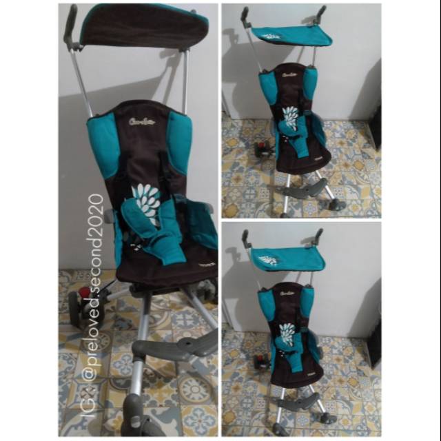 [PRELOVED] Stroller cocolatte iflex isport coco latte babyelle wave baby elle stroler second murah b