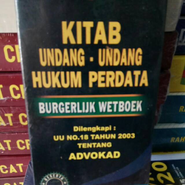 Kitab undang undang hukum perdata