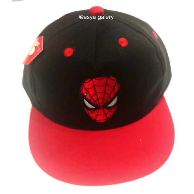 TOPI ANAK SNAPBACK KARAKTER BORDIR BATMAN /TOPI SPIDERMAN/TOPI TRANSFORMER/ TOPI TOPI FREE FIRE-4