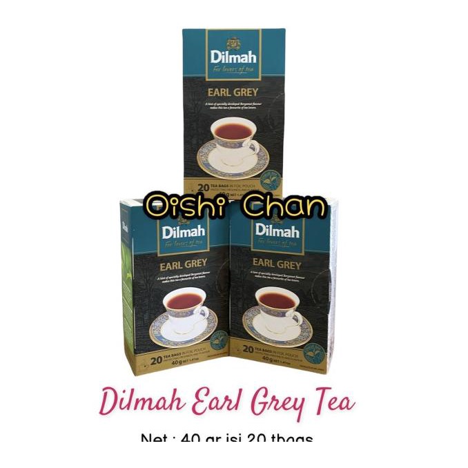 

(BISA COD) Teh Dilmah Earl Grey 20 bags - 40gr DISKON Kode 822