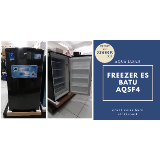 Freezer es batu 4rak aqua japan aqsf4 khusus banjarnegara