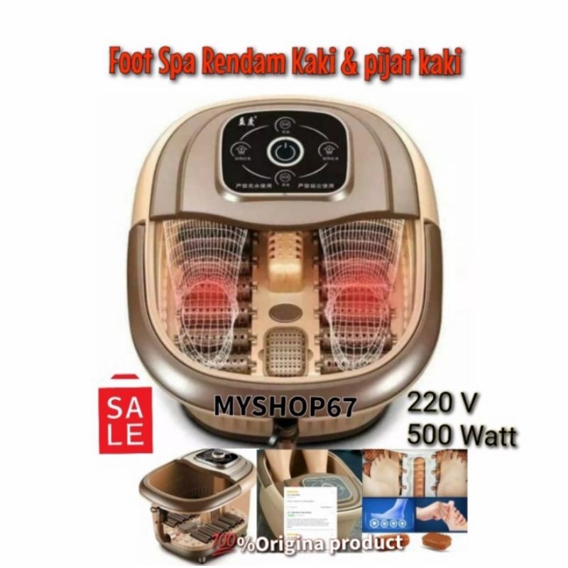 Mesin Rendam Pijat Kaki Foot Spa Massager Infrared Roller