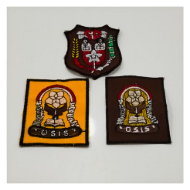 Atribut Sekolah Logo OSIS Bordir