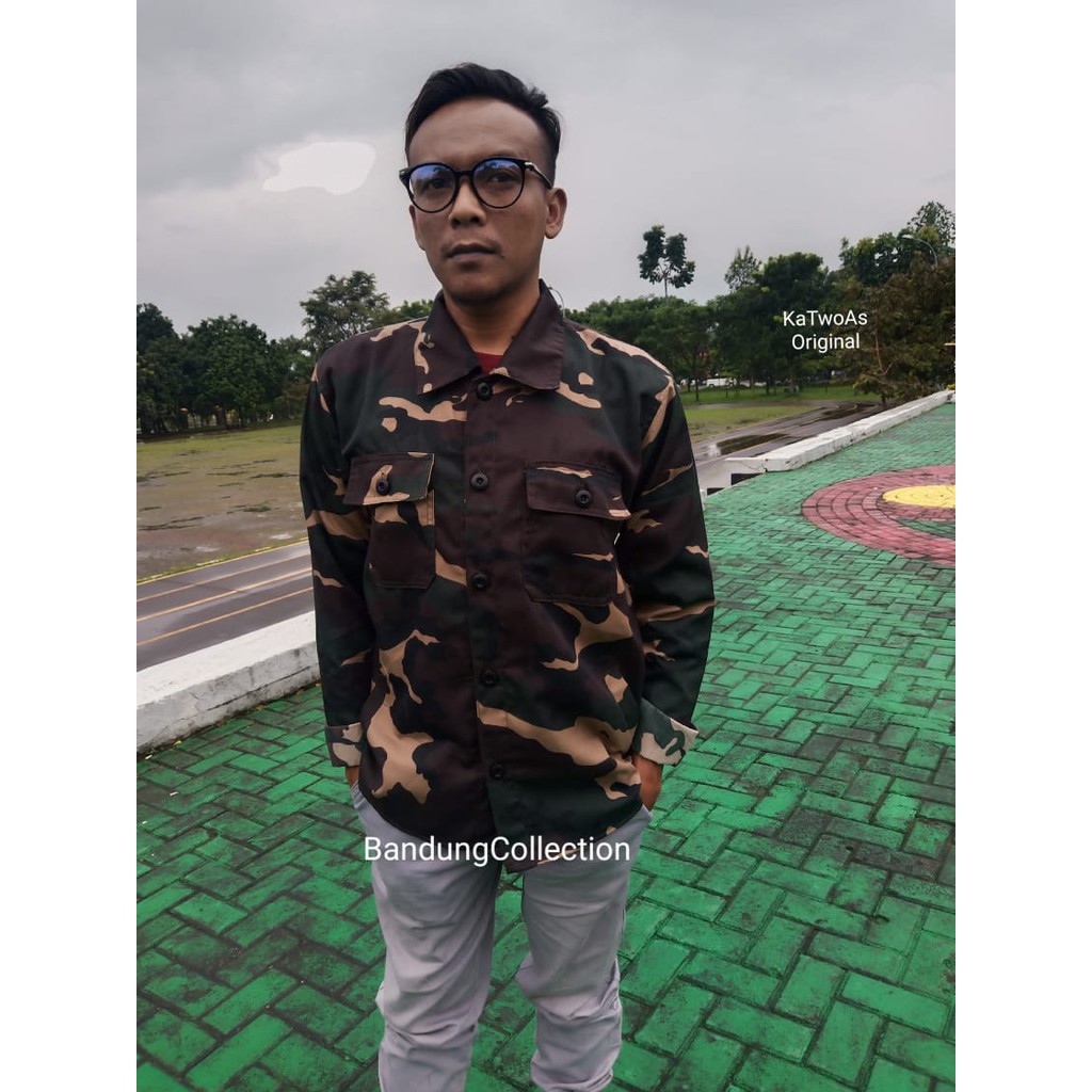 COD JACKET LORENG CAMO PRIA SEMI PARKA LORENG-Jaket Pria