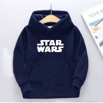 TokoMilkan - Sweater Hoodie Anak Laki Laki TFO &amp; SWARS Umur 5-11 Tahun Bahan Fleece