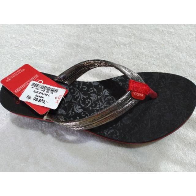 OBRAALLL Sandal Wedges Wanita CARVIL ZUCCA-02 - 100% ORIGINAL