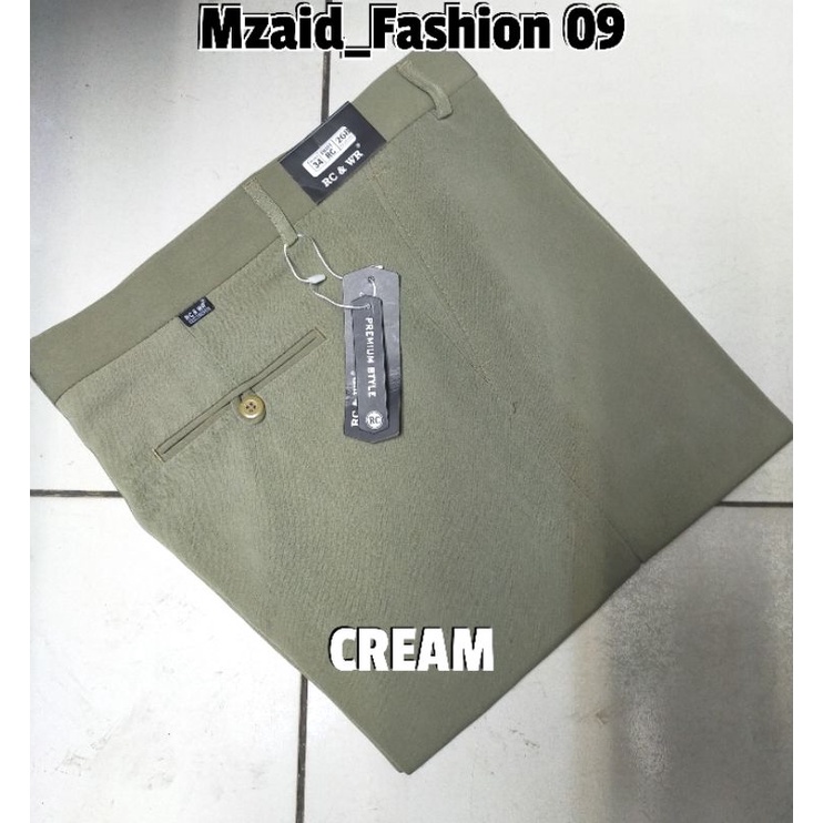 ORI !!!CELANA  FORMAL PANJANG PRIA STANDAR | KERJA | BAHAN | KATUN RC&amp;WR | HALUS | ADEM | TEBAL size 27-44