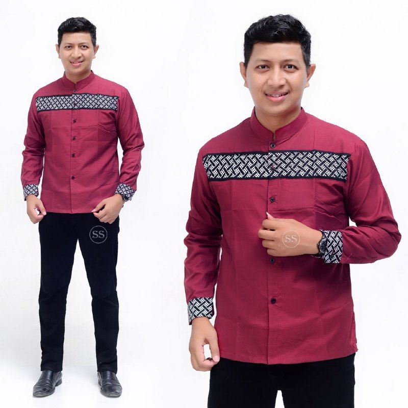 BAJU KOKO MUSLIM PRIA DEWASA LENGAN PANJANG KEMKO KURTA PUTIH HADROH TAKWA MODERN PREMIUM EL RUMI POLOS KOMBINASI BATIK TOYOBO TERBARU AZZAHIR GUS AZMI SUBBANUL MUSLIMIN