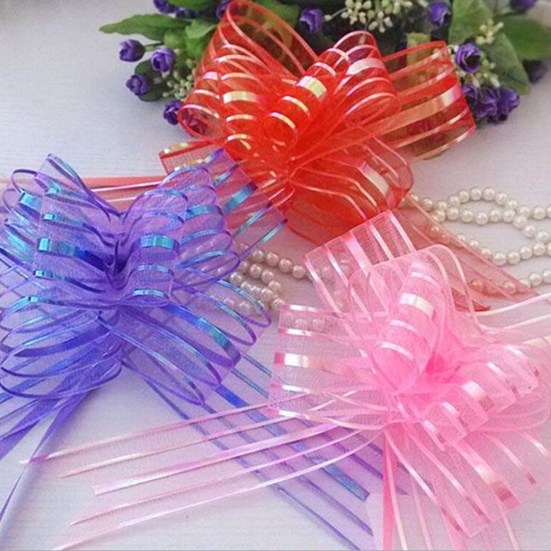 

SUPER JUMBO Pita Tarik Salju 50mm 80cm Organdi Kaca Serut Kain Metalik