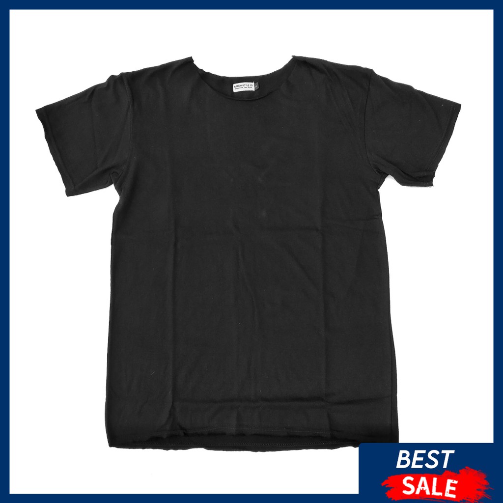 Menstyle.id Unfinished T-Shirt Black