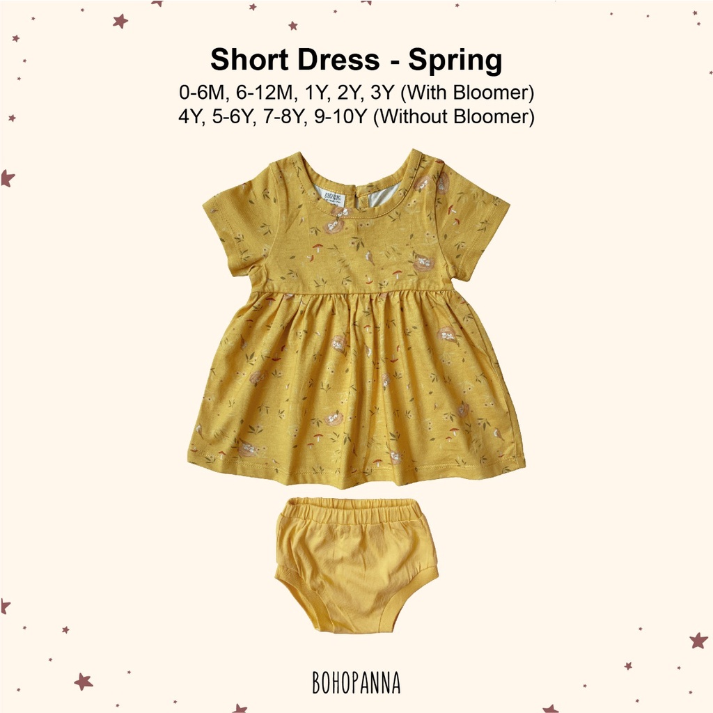 BOHOPANNA Short Dress Rok Anak Perempuan