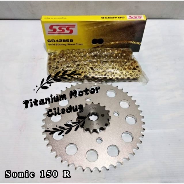 Gear Set SSS SONIC 150 R - GTR 150 R Tebal 428