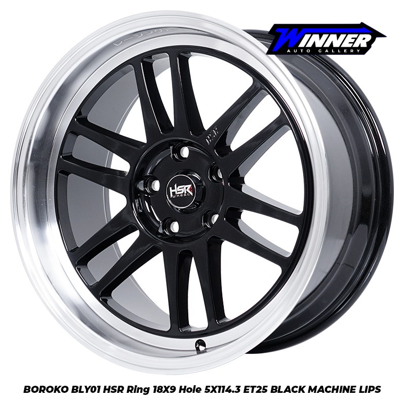 VELG RACING HSR BOROKO RING 18 MOBIL HRV CAPTIVA ALMAZ OUTLANDER DLL