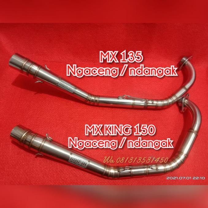 Sale Leher Header Jupiter Mx King Ngaceng Roadrace Header Ngaceng Mx King Terbaik