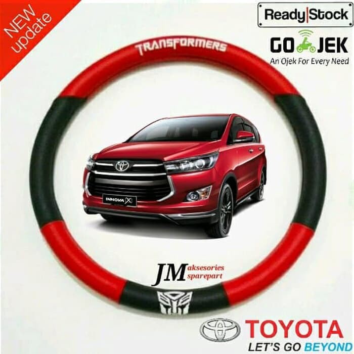 Cover Stir Mobil Innova Reborn Transformers Putih