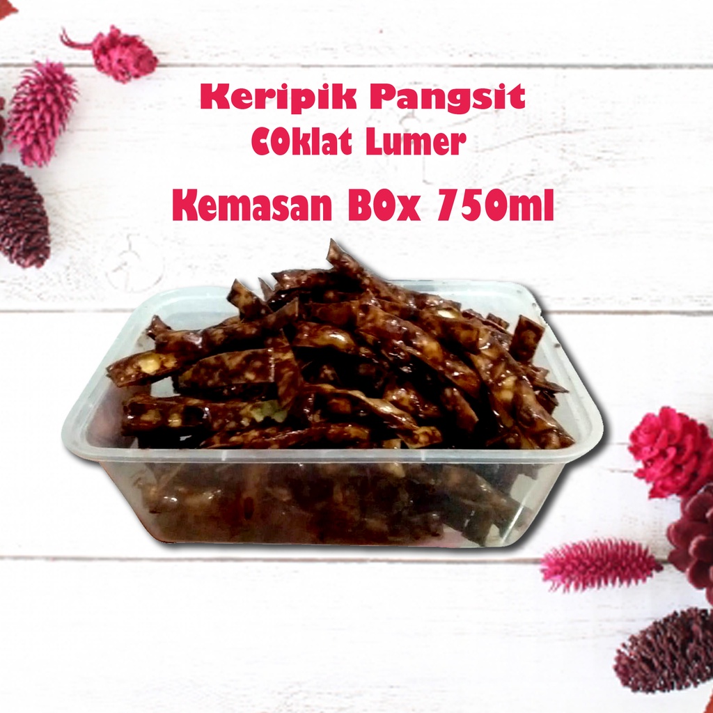 

[box 750ml] Kerpik Kulit Pangsit Rasa Cokelat | Coklat Lumer | Manis | Enak | Nyoklat by Depoer RaSa