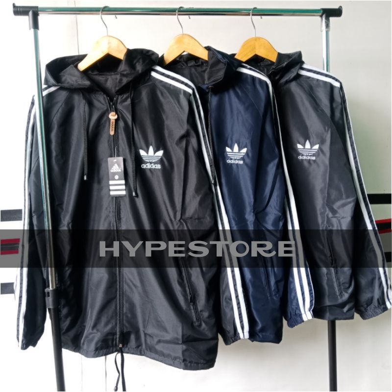 JAKET RUNNING ADIDAS PARASUT 3 WARNA | OUTERWARE | OUTDOOR