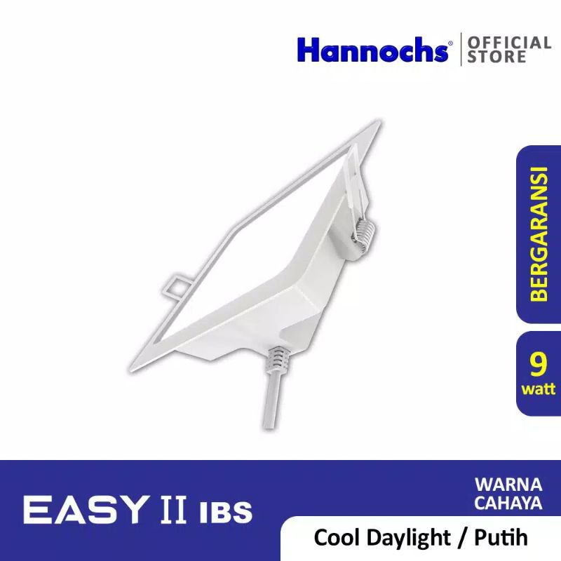 Lampu Downlight LED Hannochs Easy II Kotak 3w/ 5w/ 7w/ 9w/ 12w/ 15w/ 20w Hannochs