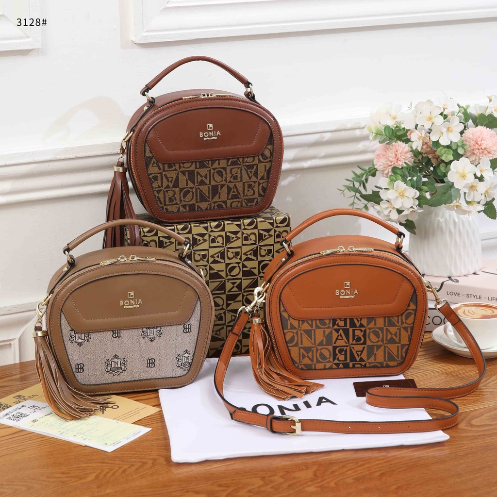 Sonia Monogram HandBag Sling Bag 3128