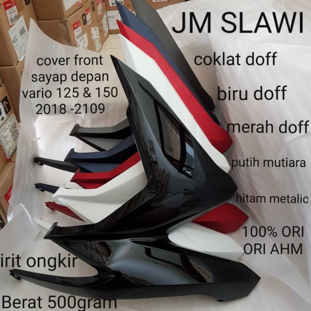 64501-K59-A70 cover front sayap depan cover body depan vario 125 &amp; 150 2018 - 2019 ori ahm