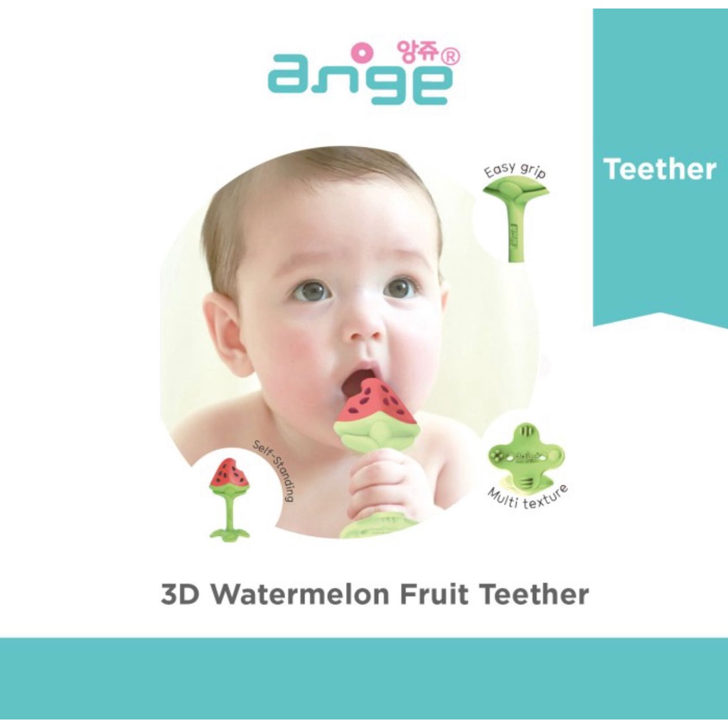 Ange 3D fruit Teether CLip / Gigitan Bayi