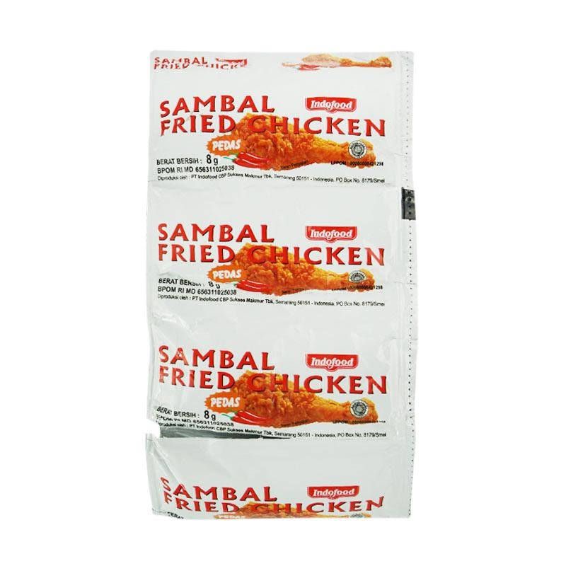 

INDOFOOD SAMBAL FRIED CHICKEN SACHET 8GRX24PCS SAMBAL KENTUCKY KENTAKI