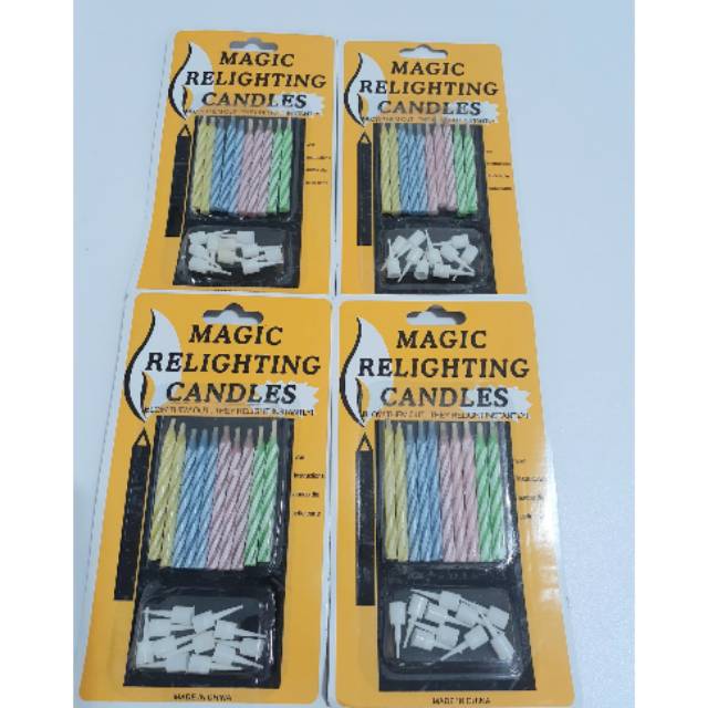 DAPURMAMI MAGIC CANDLE Lilin Magic Lilin Ulang Tahun tidak mudah mati