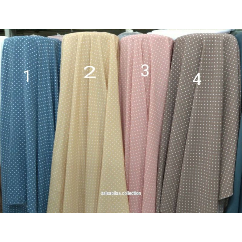 kain wolfis monalisa polkadot diameter 4mm