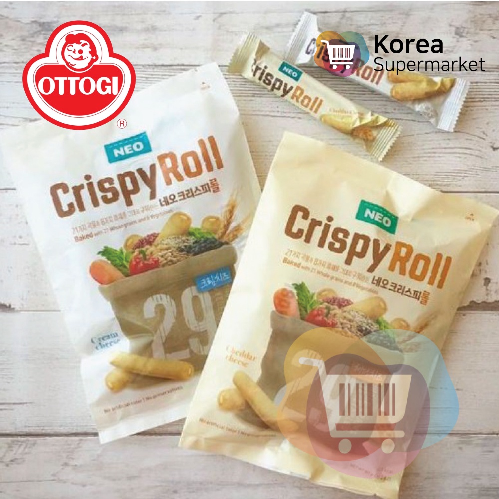 Neo Crispy Roll Cheddar Cheese 80gr - Korea Healthy Snack