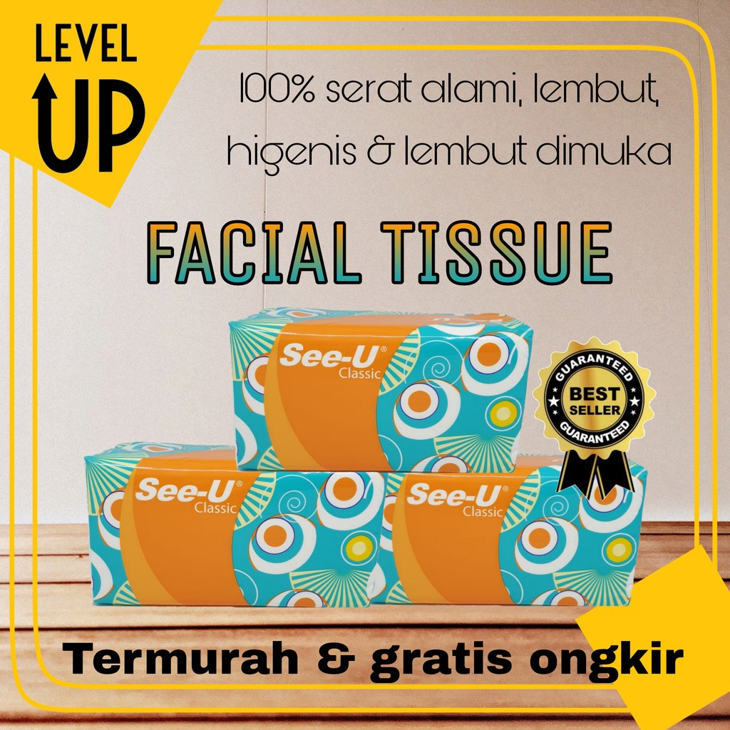 Facial Tissue / Tisu Wajah Seeu 250s / Tisu See U