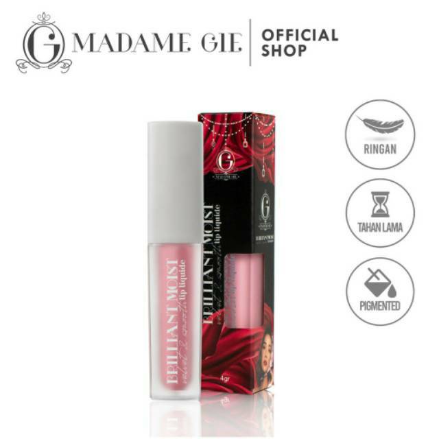 MADAME GIE BRILLIANT M0IST VELVET &amp; SMOOTH LIP QUIDE UP CREAM