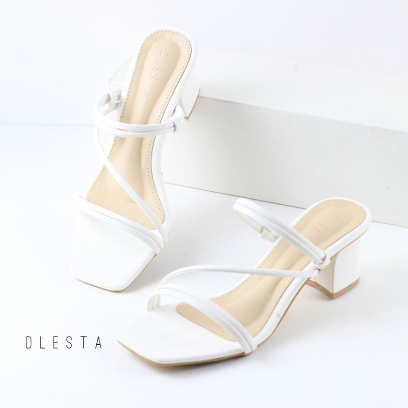 ADELLIA Heels chunky wanita 5 cm-DLESTA