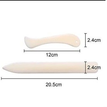 BYL |  1pc natural or 2pcs/set Bone Folder Alat Pelipat Kertas , Creaser, Scoring Tool Art N Craft