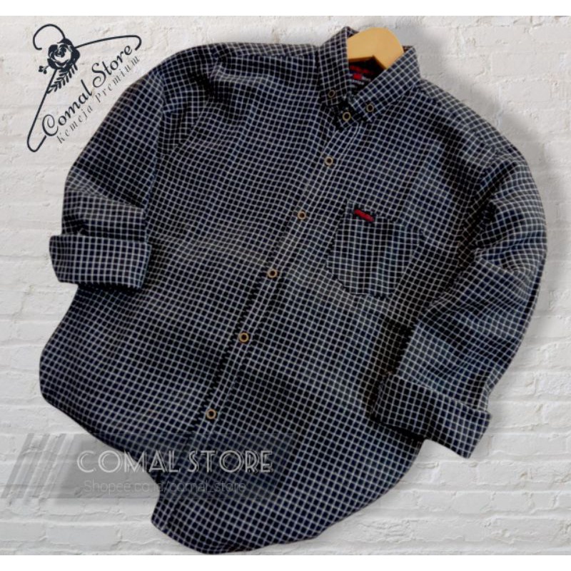 KEMEJA FLANEL WANITA KEMEJA DISTRO LENGAN PANJANG-F12