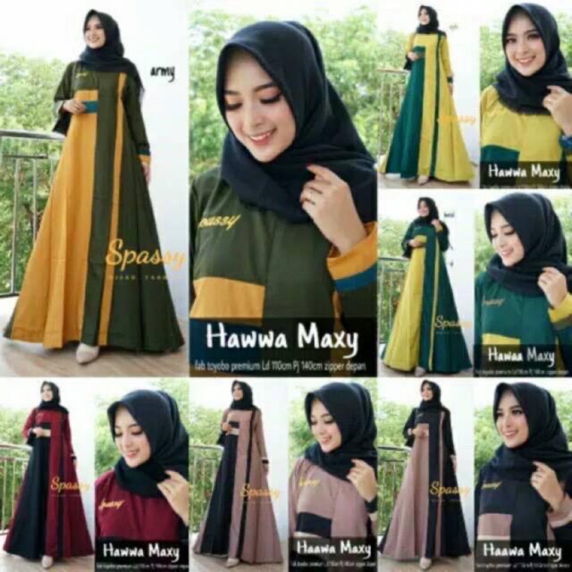 GAMIS HAWWA MAXY GAMIS MOSCREPE