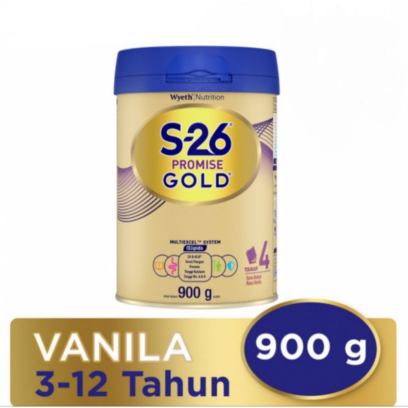 

S26 Promise Gold Tahap 4 900Gram 3-12 tahun