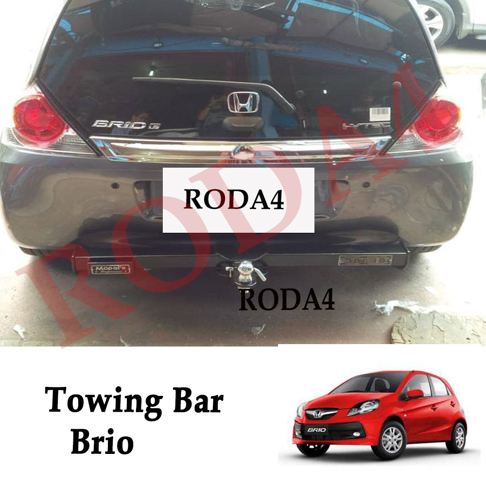 Towing Bar Besi Bumper Belakang ARB Brio Panjang Full