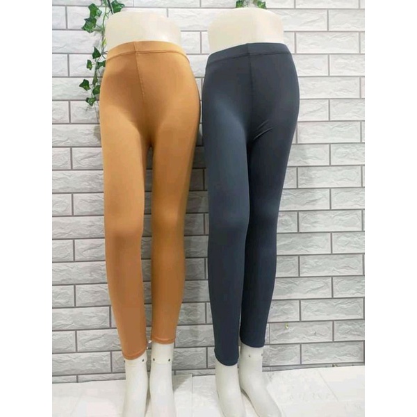 legging polos pajang spandek balon/licin