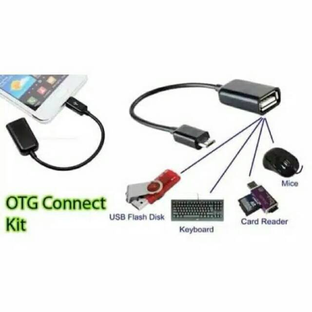 Kabel OTG On The Go V8 Micro USB / TYPE-C Handphone Connect KIT SB