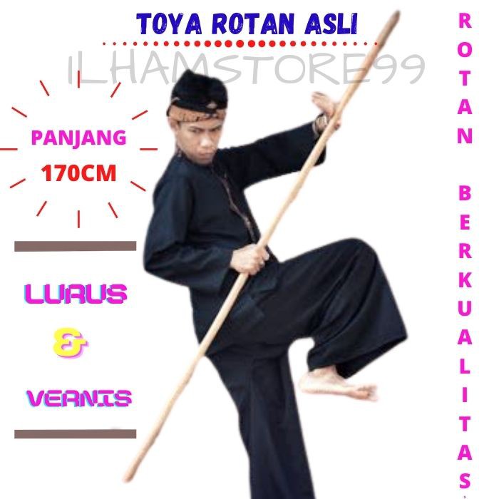 TOYA ROTAN - TOYA ROTAN SILAT - STIK ROTAN - STIK SILAT - TOYA BELADIRI - TONGKAT SILAT