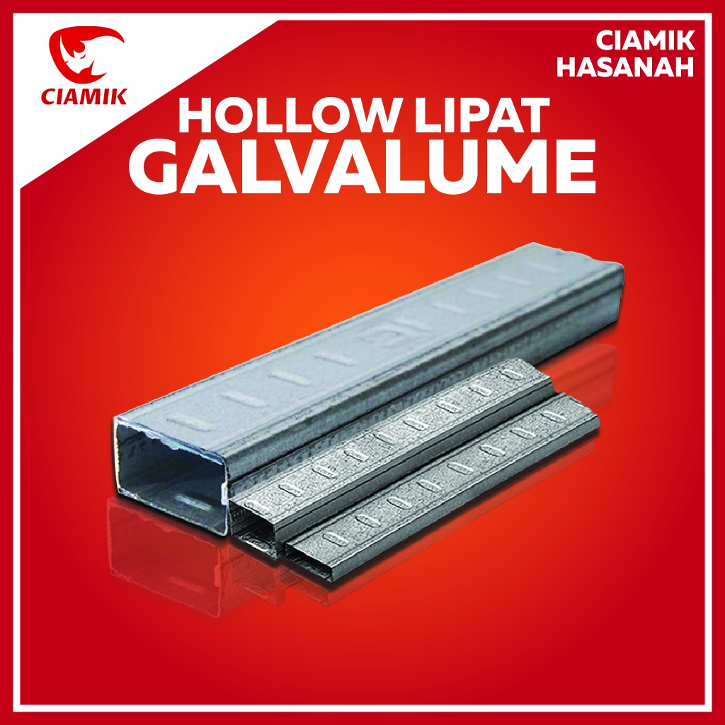 Hollow Holo Galvalume 2x4 4x4