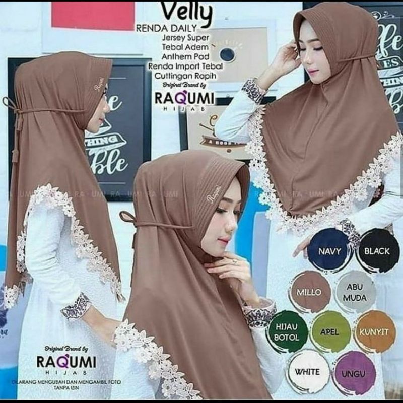 HIJAB INSTANT VELLY ORI AHFIL FARRAH